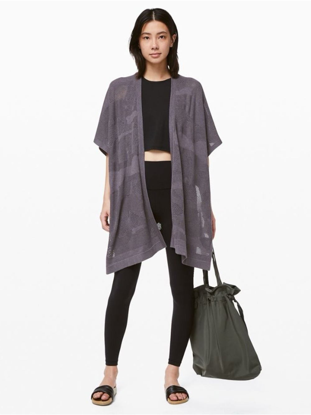 Lululemon Find Your Light Wrap Heathered Moonwalk One Size